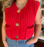 ICONIC LIFE CHUNKY KNIT VEST