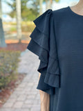 RUFFLED FEATHERS TIERED TOP