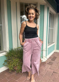 SWEET COMFORT PALAZZO SWEATPANT