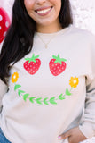 STRAWBERRY SMILE SWEATSHIRT