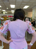 THE BRIGHT SIDE EMBROIDERED TOP