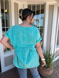 FINDING MY PLACE GAUZE TOP