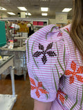 THE BRIGHT SIDE EMBROIDERED TOP