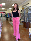 DOUBLE TAKE FLARE HEM PANTS