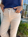JUDY BLUE HW GARMENT DYED CROP JEAN