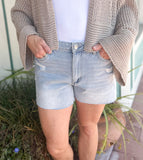 THE MEREDITH ARTICLES OF SOCIETY MID RISE SHORT