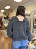 OUT AGAIN COMFY KNIT TOP