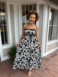 PARTLY CLOUDY FLORAL MIDI DRESS