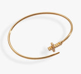 ALEX & ANI FAITH BESPOKEN CROSS CUFF