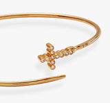 ALEX & ANI FAITH BESPOKEN CROSS CUFF