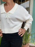 CALM OASIS CROP SWEATER