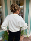 CALM OASIS CROP SWEATER