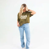 EARTHTONE JESUS IS KING TEE