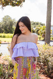 IT'S FOR YOU RUFFLE CROP TOP