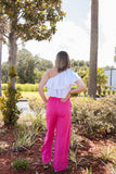 GIVE IT A GO OS RUFFLE TOP