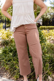 KOOLER IN KHAKI HIGH WAISTED PANT