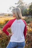 BERRY ON A VINE RAGLAN TEE