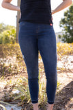SPANX DISTRESSED SKINNY JEAN