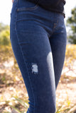 SPANX DISTRESSED SKINNY JEAN