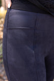 SPANX FAUX SUEDE LEGGINGS