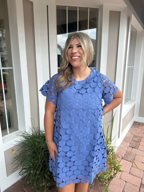 POINT TAKEN POLKA DOT LACE DRESS