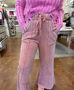 DOUBLE TAKE FLARE HEM PANTS