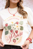 STRAWBERRY FAITH TEE