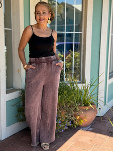 COOLER IN GAUZE PALAZZO PANT