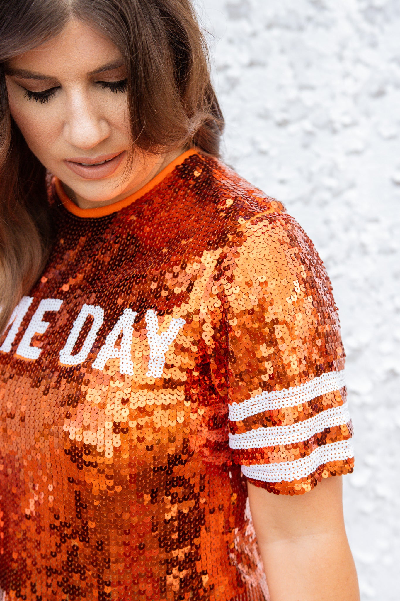 FIELD GOALZ FRINGE SEQUIN TOP – RAOK boutique