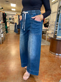STAND CORRECTED DENIM DRAWSTRING PANT