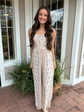 A PEACEFUL FEELING STRAPLESS JUMPSUIT