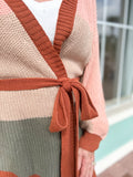 SAME 'OL SONG COLOR BLOCK CARDIGAN