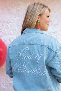 GOD OF MIRACLES DENIM JACKET