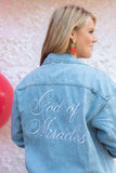 GOD OF MIRACLES DENIM JACKET