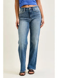 JUDY BLUE MID RISE STRAIGHT JEAN