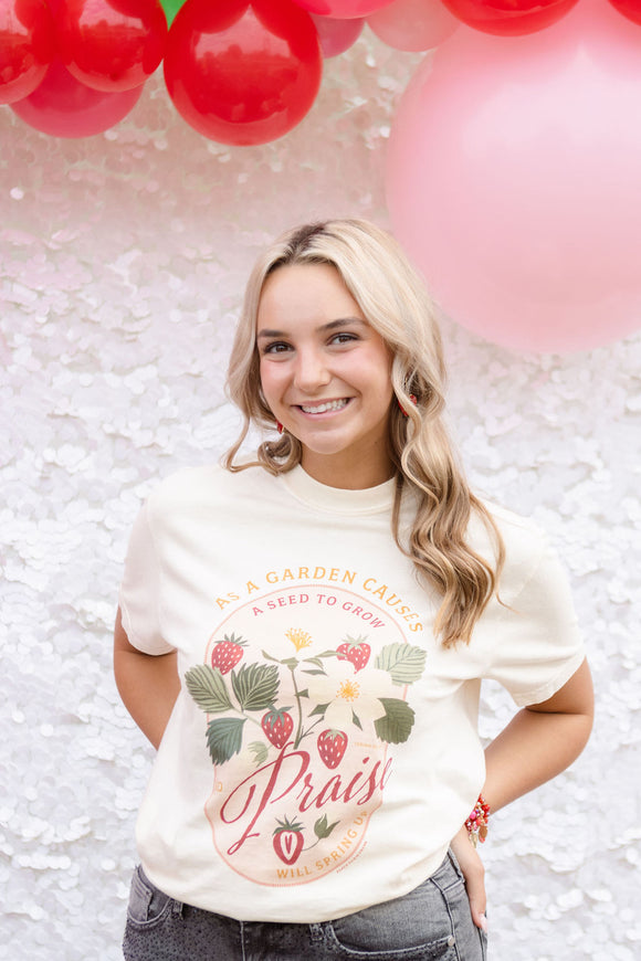 STRAWBERRY FAITH TEE