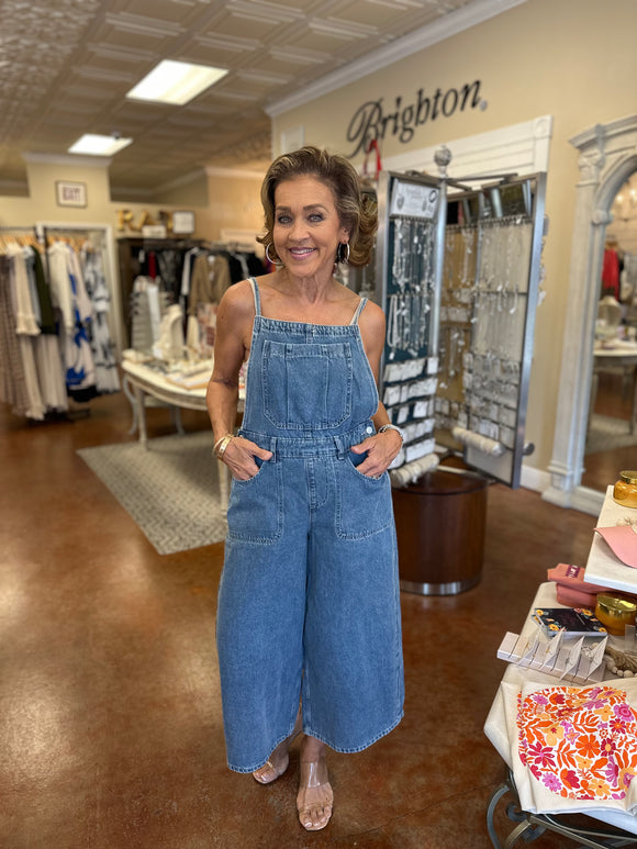 IN ROTATION WIDE LEG OVERALLS