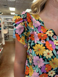 BORN FOR IT FLORAL ROMPER