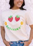 STRAWBERRY SMILE COMFORT COLORS TEE