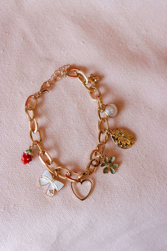 SO SWEET STRAWBERRY CHARM BRACELET