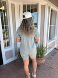EASY ROUTE MINERAL WASHED ROMPER