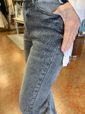 JUDY BLUE HW RHINESTONE STRAIGHT LEG JEAN