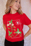 STRAWBERRY STAMP COMFORT COLOR TEE
