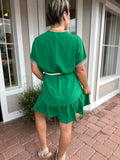 THE HIGH ROAD BELTED DRESS