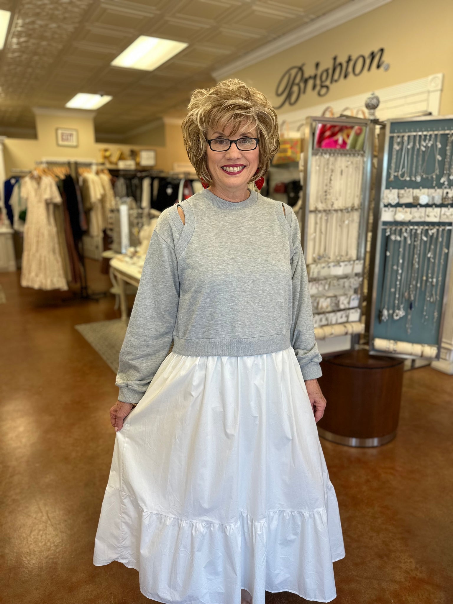 cut out sweatshirt dress Cutout Sweater Dress by WEWOREWHAT