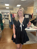 ALREADY DECIDED SCALLOPED DRESS