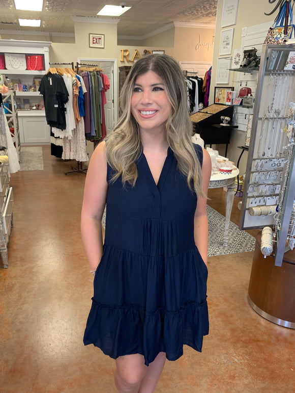 FULLY CONFIDENT TIERED DRESS