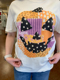 PATCHWORK JACK O LANTERN TEE