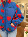 VERY BERRY BLUE FLEECE JACKET