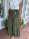 WALKING ON CLOUDS HIGH WAIST PALAZZO PANTS